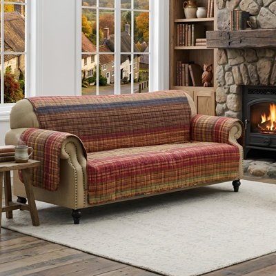 Housse réversible pour canapé, 1 pièce (multicolore)