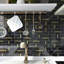 Natural Bianco 2" x 4" Marble Brick Joint Mosaic Wall Tile-86557854