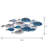 School of Fish Coastal Metal Wall Decor