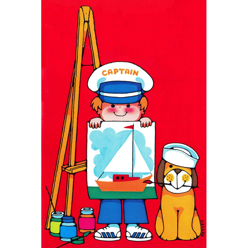 Captain - Painting on Canvas, 46cm H x 30cm W