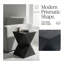 Table d'appoint moderne moderne en forme de sablier avec texture de grain de bois lisse