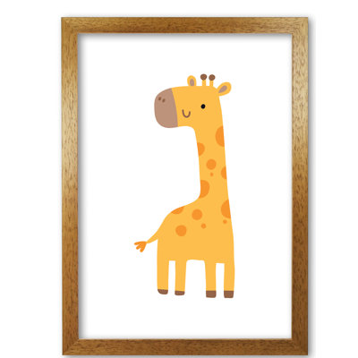 Children's Animals, Giraffe - Print