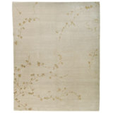 Ivy Hand-Knotted Area Rug in Fog