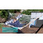 Hamac de bar en corde de polyester pour 2 personnes Prestyn - Blanc-1199497917