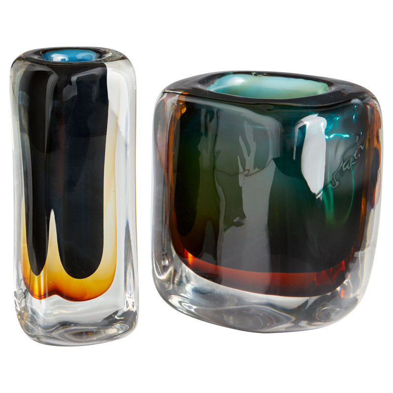 Celosia Handmade Glass Table Vase