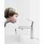 Robinet de salle de bain à poignée simple - installation sur comptoir, 1 trou, fonction à deux fonctions avec fontaine et modes de débit-121697269