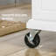 Îlot de cuisine sur roulettes, chariot de cuisine roulant avec comptoir en acier inoxydable, tiroir, porte-serviettes et porte-épices, chariot de rangement utilitaire-390117293