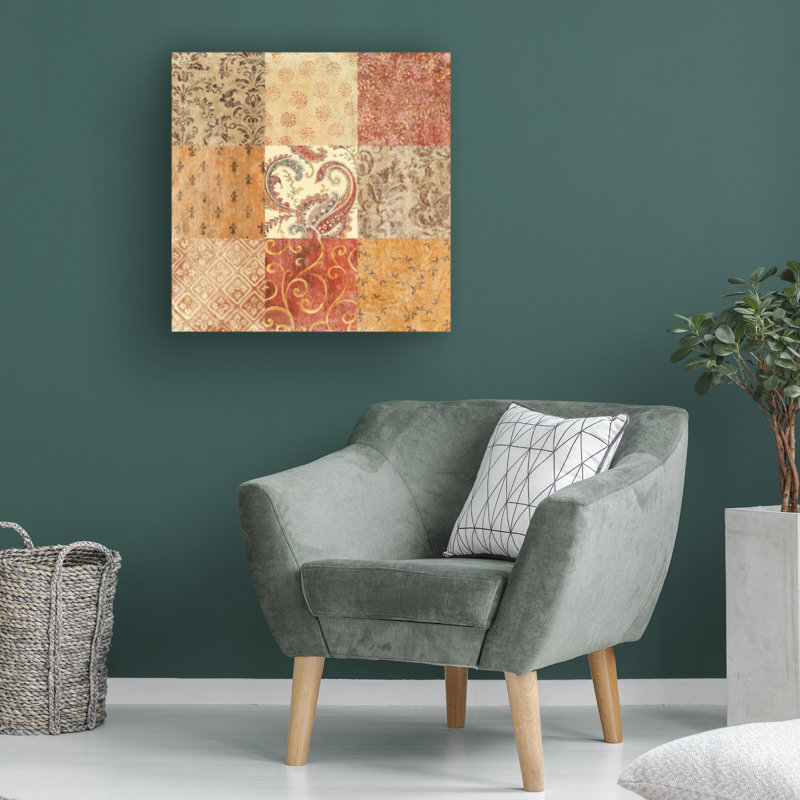Œuvre sur toile bolologisée «Danhui Nai», H 14 po x l 14 po