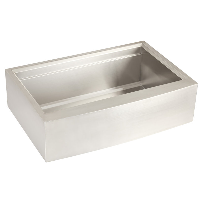 Workspace 32'' Single Bowl Stainless Steel Undermount Kitchen Sink