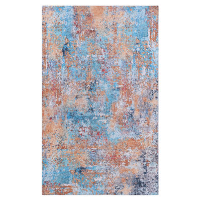 Machine Washable Area Rug - Non-slip, Non-shedding, Low-pile, Foldable, & Pet Lovingly For Living Room, Bedroom, Kitchen, Dining Room Appearance Home Washable, Foldable Soft Suitable