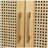Wood 1 Shelf and 2 Door Room Cabinet with Cane Front Doors and Gold Handles-283052520