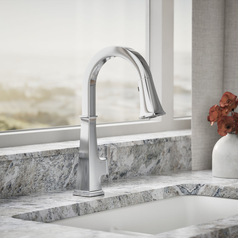 Riff Touchless Pull-Down Kitchen Sink Faucet, Polished Chrome