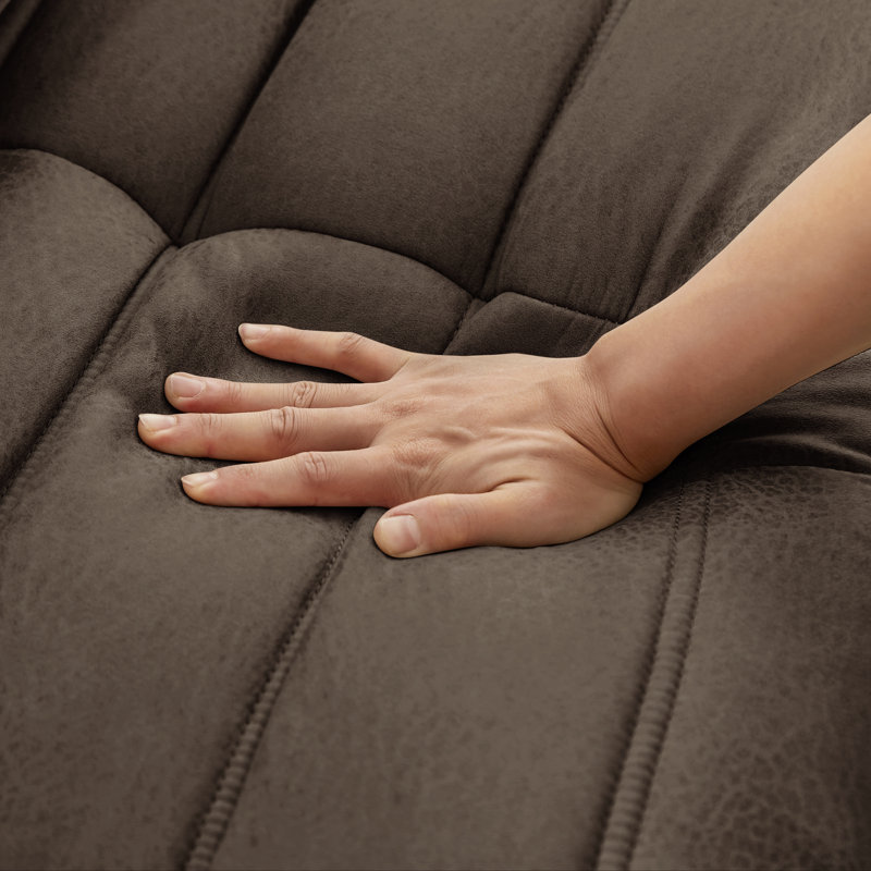 Fauteuil à billes et chaise longue Swingle, Café