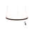 Stockham 1-Light Unique Geometric LED Pendant Circle Ring Chandelier Remote Dimmable-626403762-626403760