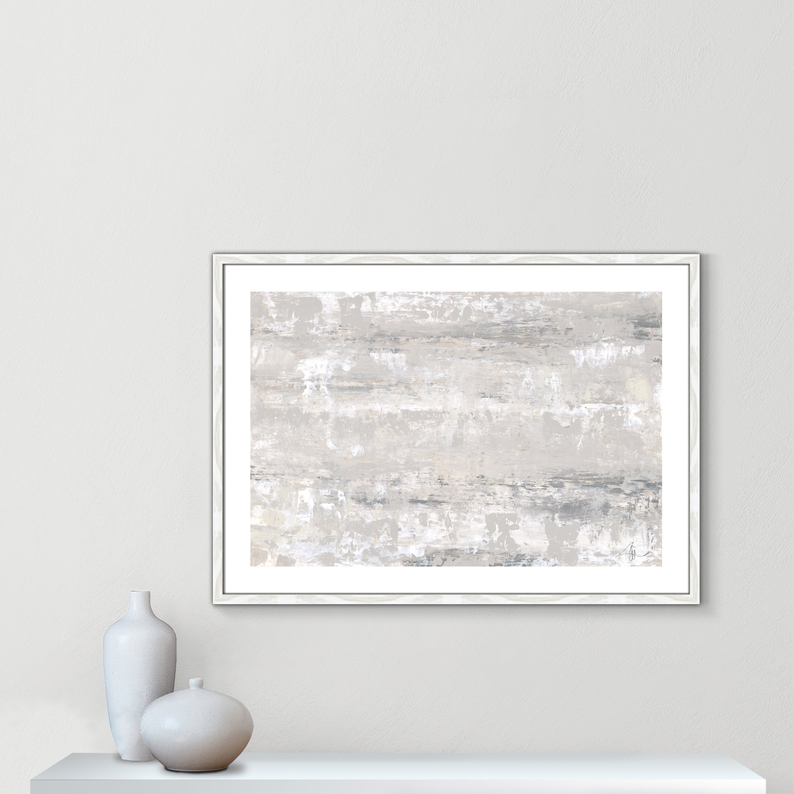 Desert Winds by Filippo Ioco - Print, White Wood Framed Paper, 25.5" H x 35.5" W x 0.75" D