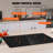 Built In Electric Stove Top, 23.2 X 20.5 Inch 4 Burners, 240V Glass Radiant Cooktop With Sensor Touch Control, Timer And Child Lock Included, 9 Power Levels For Simmer Steam Slow Cook Fry