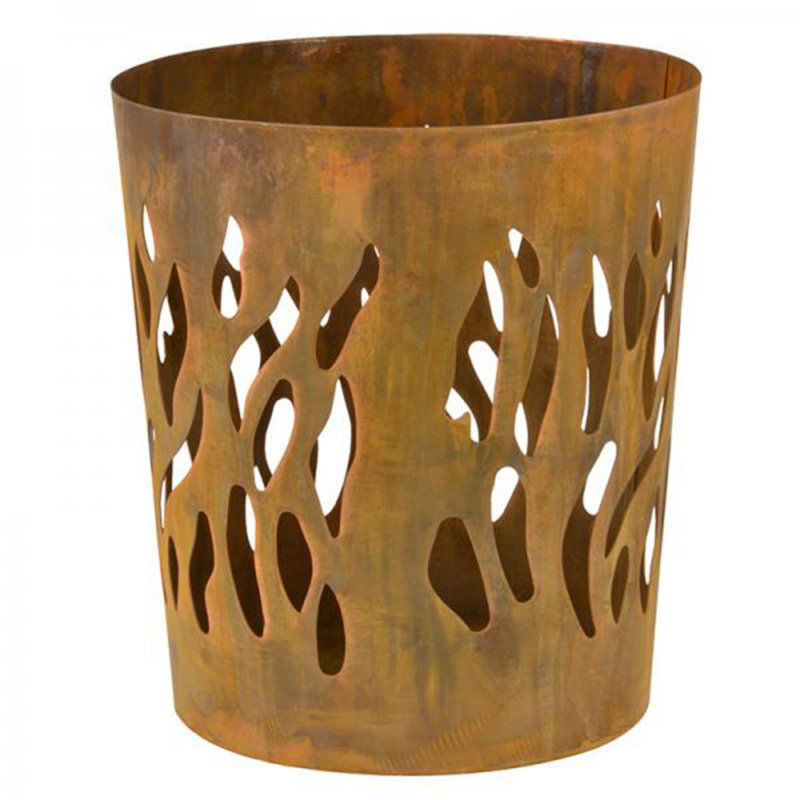 Esschert Design Fire Basket Rust Round