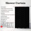Rideau de douche Dark Glow Premium-288818616