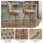 Terron 360° Swivel Barstool with Solid Wood Legs-14006576-14006578