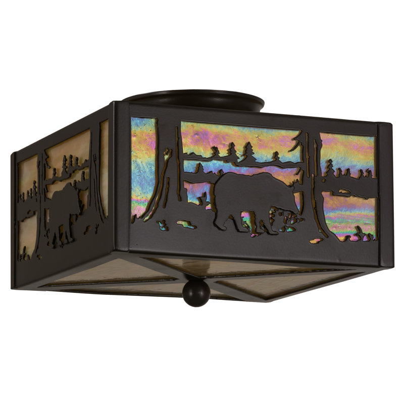 Rustic Lodge 2 - Light Flush Mount