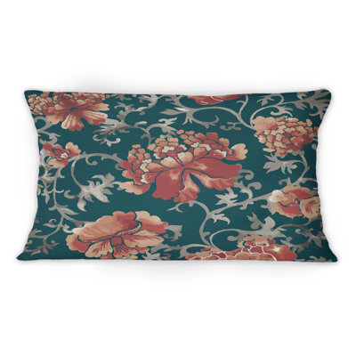 Floral Throw Pillow