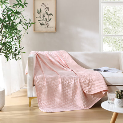Cooling Touch Jersey Knit Throw Blanket 60" x 70" for Hot Summer