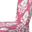 Chaise d'appoint rembourrée White Flower Ikat