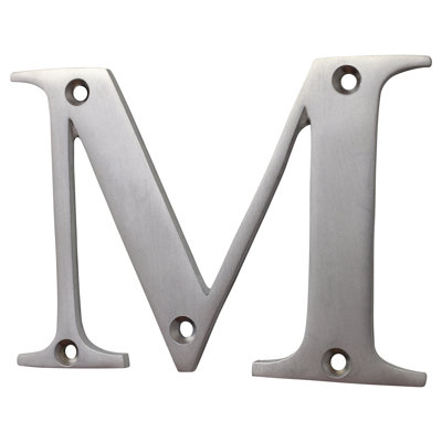 3'' H Brass House Letter