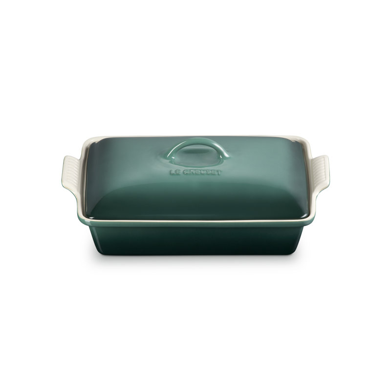 Le Creuset Heritage Stoneware 4 Qt. Rectangular Casserole with Lid, Artichaut