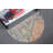 Small Round Beige Turkish Oushak Wool Rug Ideal for Entryway and Antique Decor Lovers