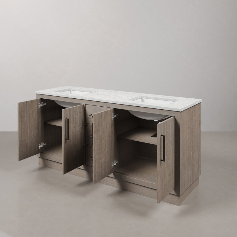 Hugo 72'' W Double Vanity, Oil rubbed bronze