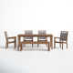Fleur 76'' Rectangular 7 - Person Outdoor Dining Set