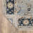 Gowen Traditional Oriental Grey/ Blue Hand-made Wool Area Rug-339421769