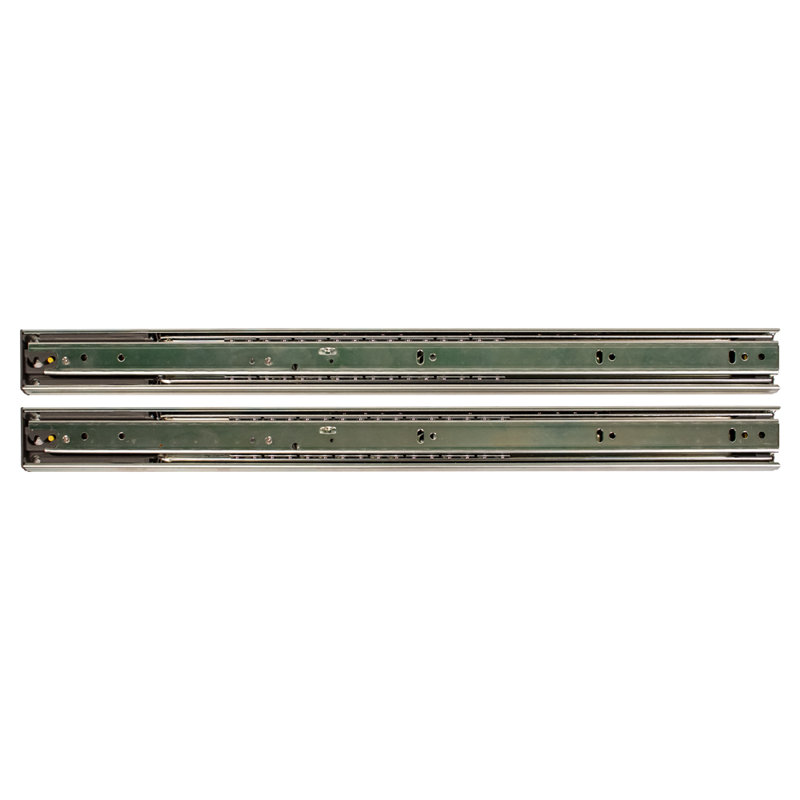 Glissière de tiroir à roulement à billes pleine extension 700mm (28 "), H 1,75 po x l 26 po x P 0,5 po