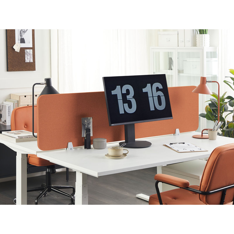 Wally Desk Dividers, Red, 160cm x 40 cm