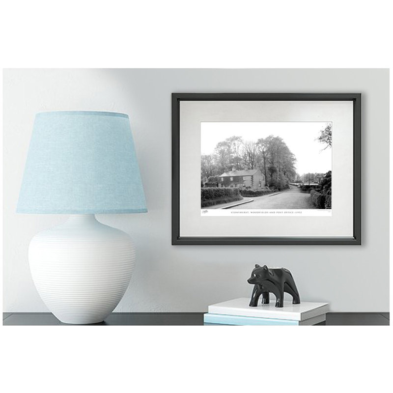 Stonyhurst, Woodfields And Post Office C1952 - Single Picture Frame Print, 45cm H x 60cm W x 2.3cm D