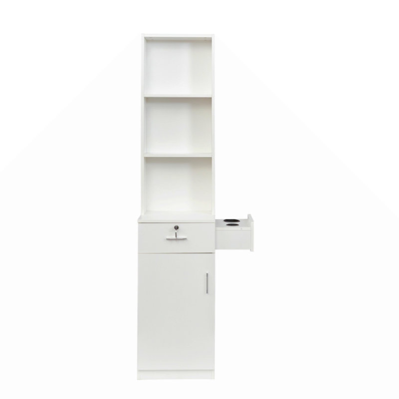 Bureau à cheveux moderne et simple, rangement multicouche, grand espace de rangement, rangement pour chambre à coucher, armoire de rangement en coin