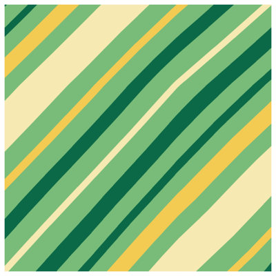 Édredon à rayures diagonales vert jaune
