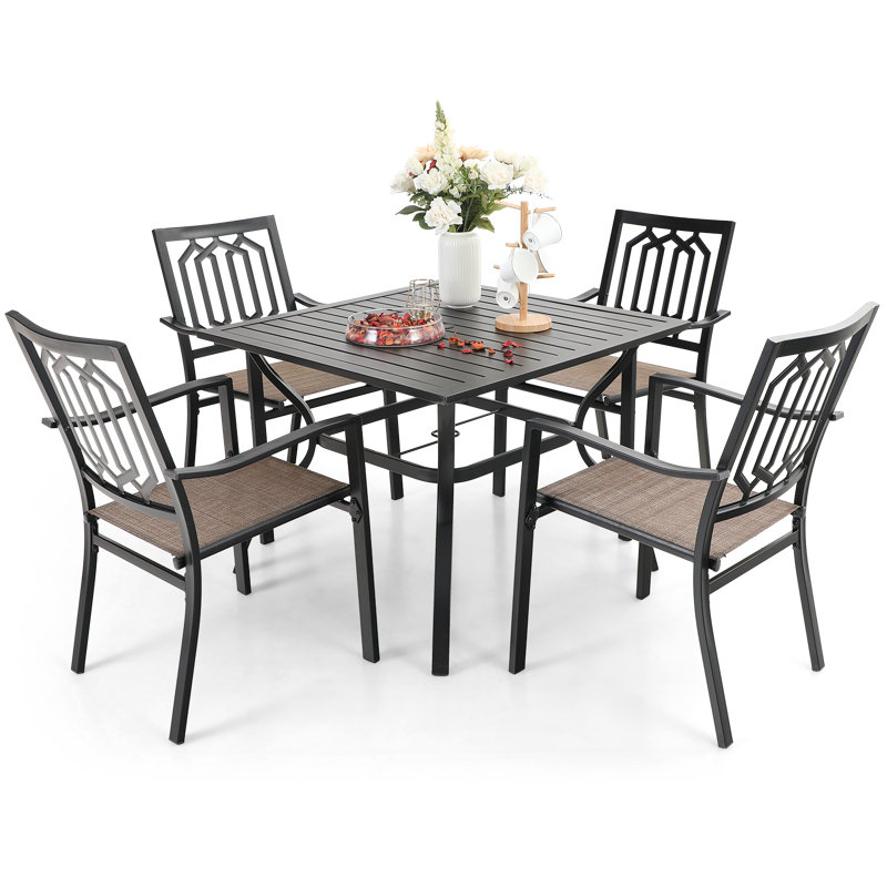 Ensemble de salle à manger rectangulaire pour 4 personnes 37 po Argyri