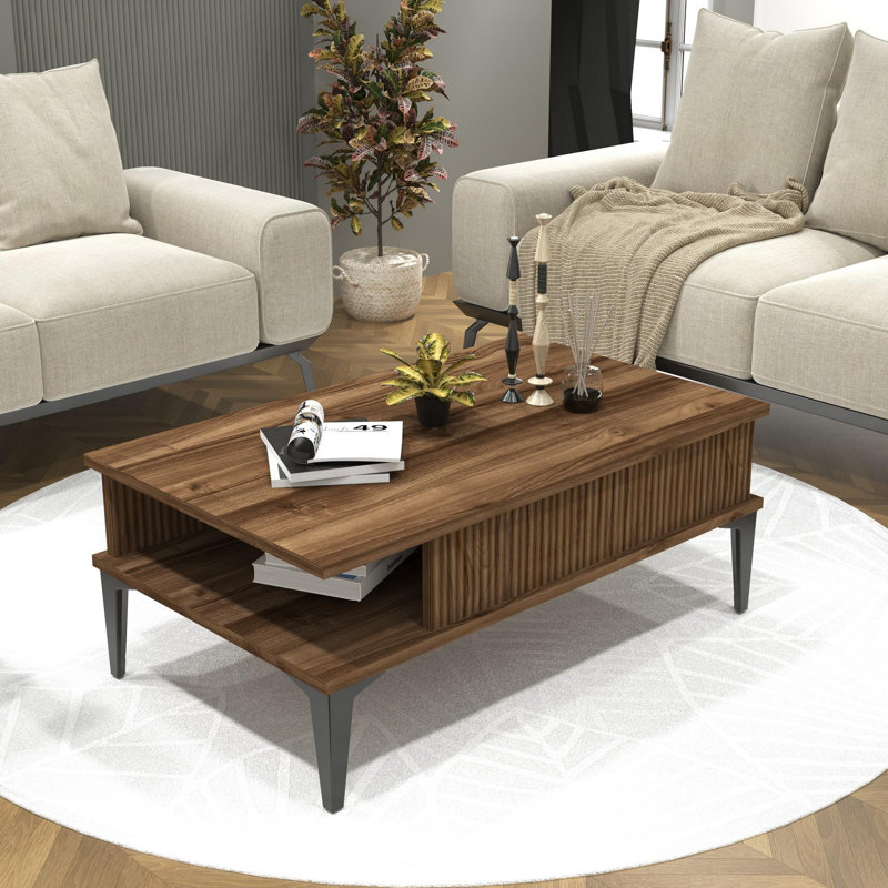 Glorias Coffee Table, Walnut