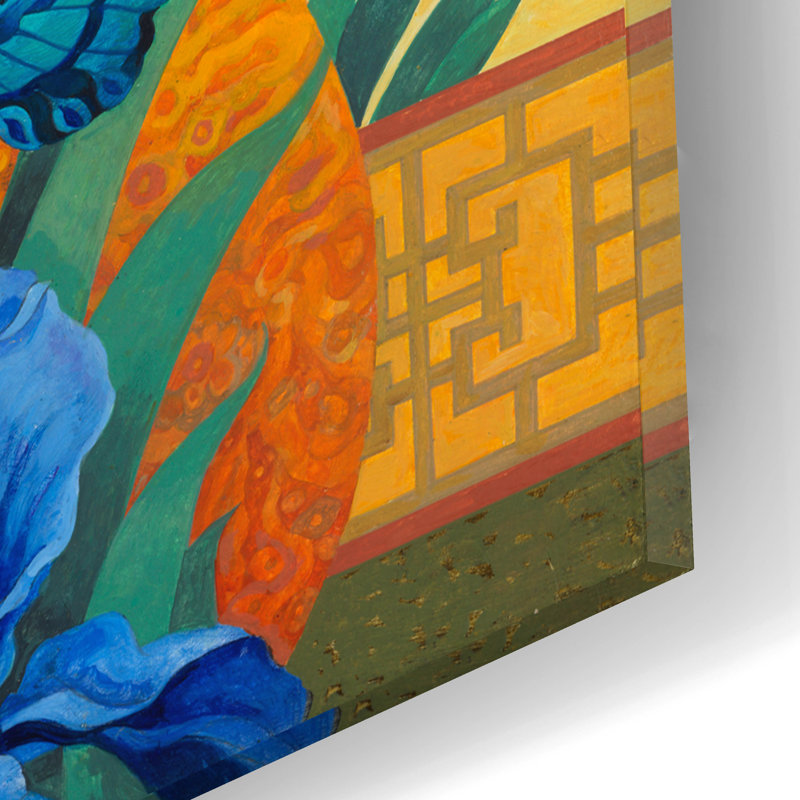 «August Iris» par David Galchutt, art mural en verre acrylique August Grove®, H 12 po x l 16 po x P 0,13 po