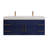 59" Wall-Mounted Double Bathroom Vanity Set-70381286
