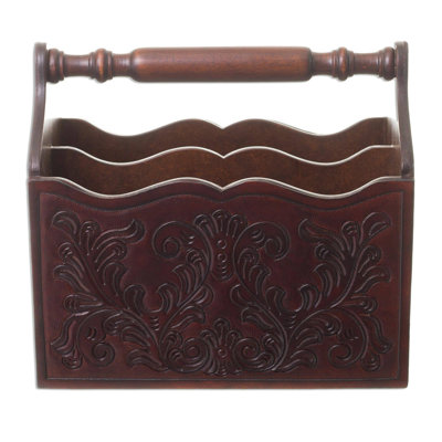 Alabama Free Standing Magazine Rack