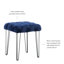 Tabouret d'appoint en velours de 18 po de haut Hellman-67845025
