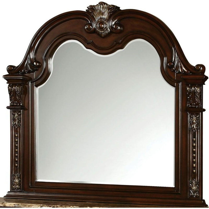 Miroir de commode traditionnel fromberg, Brun