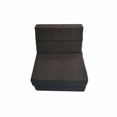 Convertible High-Desity  Sofa Sleeper with Supported Pillow Backres and Left-Size Armrest, No Assembly