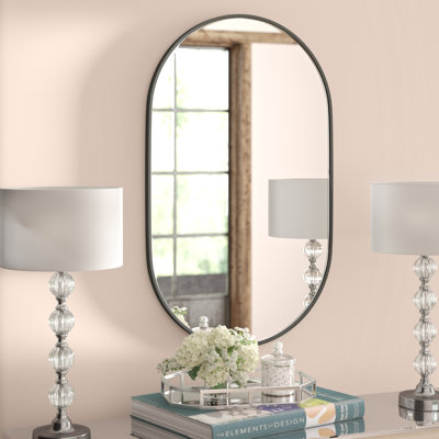 Chaya Metal Oval Wall Mirror