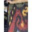 Tapis camarone / or / rouge en laine noué à la main Indian Modern Ikat-27255252