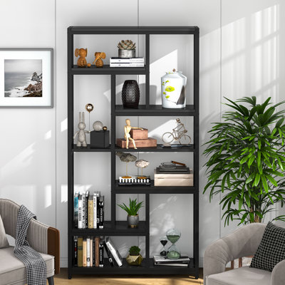 Chappa 78.74" H x 39.37" W Stainless Steel Etagere Bookcase by 17 Stories