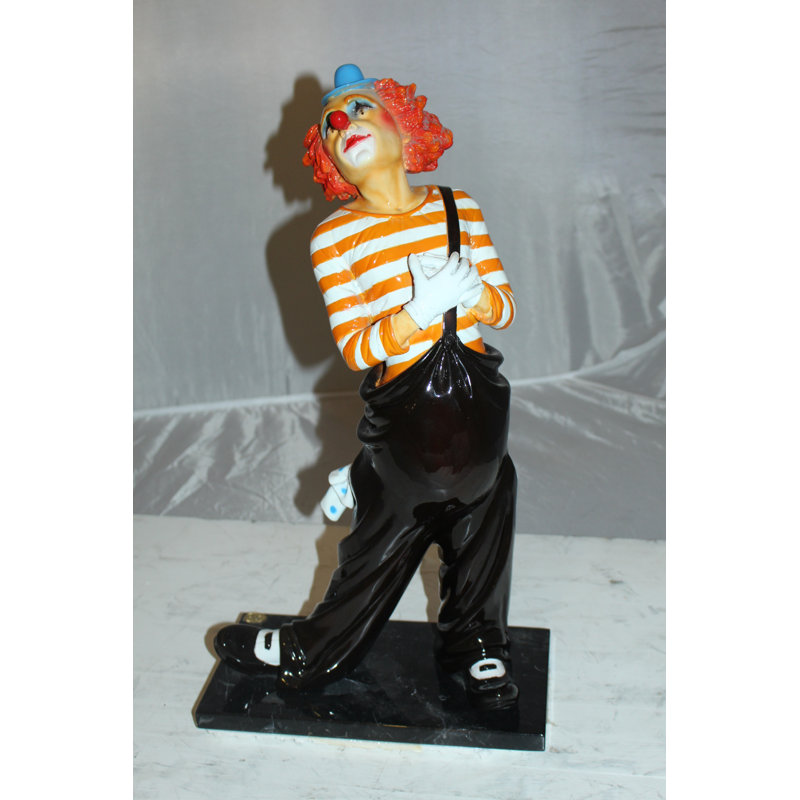 Statue de clown Binns